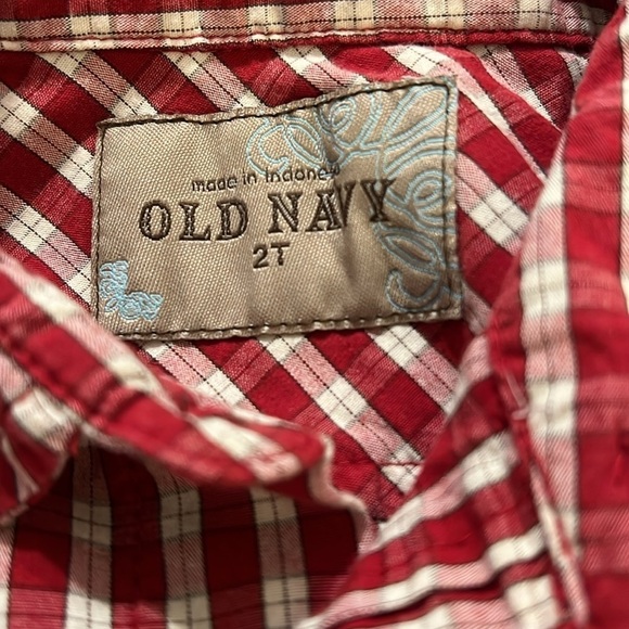 Toddler Boys Old Navy Button Up Shirt |‎ 2t - Picture 2 of 2